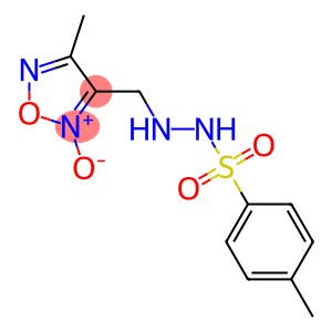 3-Methyl-4-[2-(4-methylphenylsulfonyl)hydrazinomethyl]furazan 5-oxide