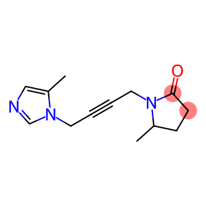 5-Methyl-1-[4-(5-methyl-1H-imidazol-1-yl)-2-butynyl]pyrrolidin-2-one