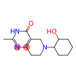 2-Methyl-5,6,7,8-tetrahydro-6-(2-hydroxycyclohexyl)pyrido[4,3-d]pyrimidin-4(3H)-one