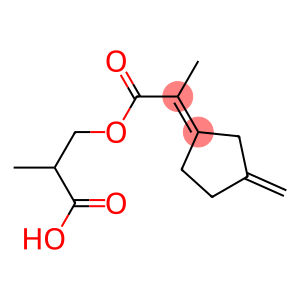 2-Methylene-1,3-propanediyl 1-[(2Z)-2-methyl-2-butenoate]3-isobutyrate