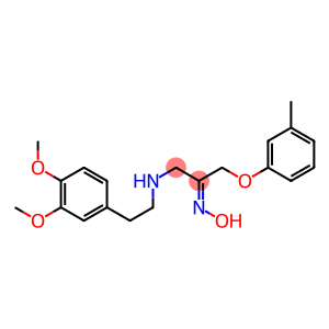 1-(3-Methylphenoxy)-3-[2-(3,4-dimethoxyphenyl)ethyl]aminoacetone (Z)-oxime