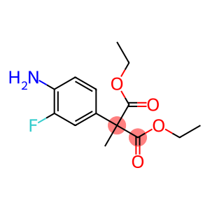2-Methyl-2-(3-fluoro-4-aminophenyl)malonic acid diethyl ester