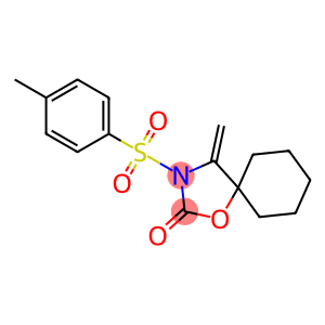 4-Methylene-3-(4-methylphenylsulfonyl)-1-oxa-3-azaspiro[4.5]decan-2-one