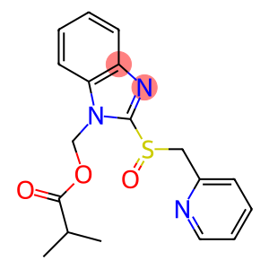 1-[(2-Methylpropanoyloxy)methyl]-2-[(2-pyridinyl)methylsulfinyl]-1H-benzimidazole
