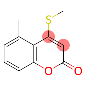 5-Methyl-4-(methylthio)-2H-1-benzopyran-2-one
