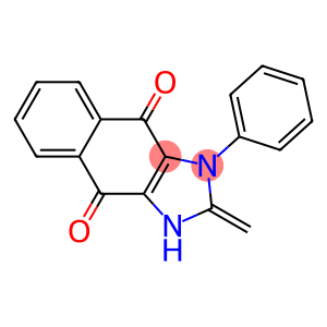 2-Methylene-2,3-dihydro-1-(phenyl)-1H-naphth[2,3-d]imidazole-4,9-dione