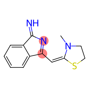 3-[(3-Methylthiazolidin-2-ylidene)methyl]-1H-isoindol-1-imine