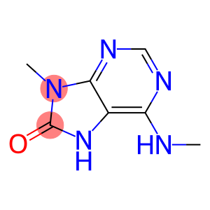 6-Methylamino-9-methyl-7H-purin-8(9H)-one