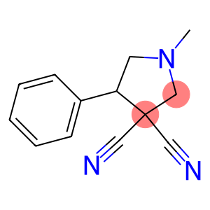 1-Methyl-4-phenylpyrrolidine-3,3-dicarbonitrile