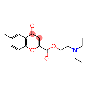 6-Methyl-4-oxo-4H-1-benzopyran-2-carboxylic acid [2-(diethylamino)ethyl] ester