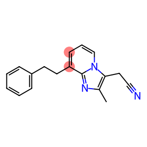 2-Methyl-8-(2-phenylethyl)imidazo[1,2-a]pyridine-3-acetonitrile