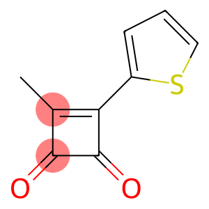 3-Methyl-4-(2-thienyl)-3-cyclobutene-1,2-dione