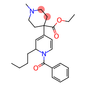 1-Methyl-4-[(1,2-dihydro-1-benzoyl-2-butylpyridin)-4-yl]piperidine-4-carboxylic acid ethyl ester