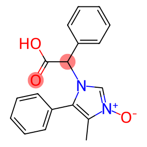 2-[(4-Methyl-5-phenyl-1H-imidazole 3-oxide)-1-yl]-2-phenylacetic acid