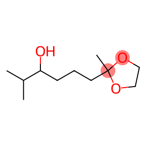 2-Methyl-2-(4-hydroxy-5-methylhexyl)-1,3-dioxolane