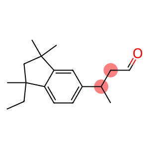 3-Methyl-3-(1-ethyl-1,3,3-trimethylindan-5-yl)propanal