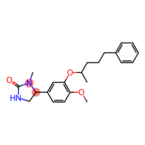 3-Methyl-4-[3-(1-methyl-4-phenylbutoxy)-4-methoxyphenyl]-2-imidazolidone