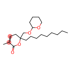 3-Methyl-6-nonyl-6-(tetrahydro-2H-pyran-2-yloxymethyl)-5,6-dihydro-2H-pyran-2-one