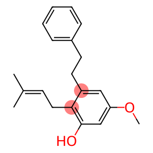 2-(3-Methyl-2-butenyl)-3-phenethyl-5-methoxyphenol
