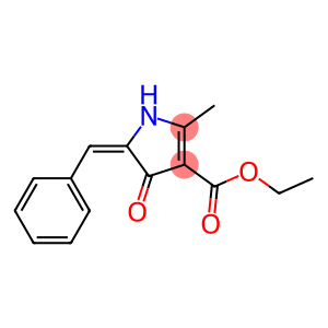 2-Methyl-4-oxo-5-benzylidene-2-pyrroline-3-carboxylic acid ethyl ester