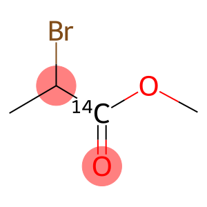 METHYL-2-BROMOPROPIONATE, [1-14C]