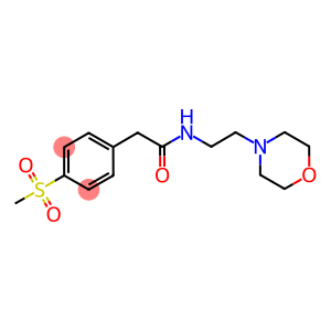 4-(METHYLSULPHONYL)-N-(2-MORPHOLINOETHYL)PHENYLACETAMIDE