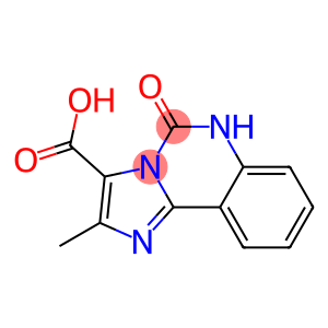 2-METHYL-5-OXO-5,6-DIHYDRO-IMIDAZO[1,2-C]QUINAZOLINE-3-CARBOXYLIC ACID