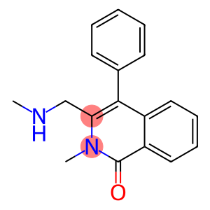 2-METHYL-3-[(METHYLAMINO)METHYL]-4-PHENYLISOQUINOLIN-1(2H)-ONE
