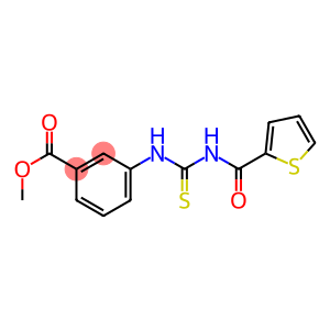 methyl 3-({[(2-thienylcarbonyl)amino]carbothioyl}amino)benzoate