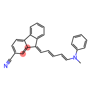 9-[5-(methylanilino)penta-2,4-dienylidene]-9H-fluorene-2-carbonitrile