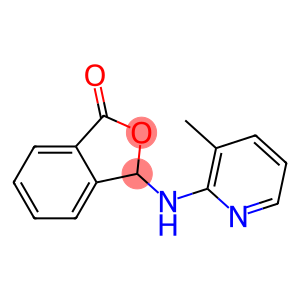 3-[(3-methyl-2-pyridyl)amino]-1,3-dihydroisobenzofuran-1-one