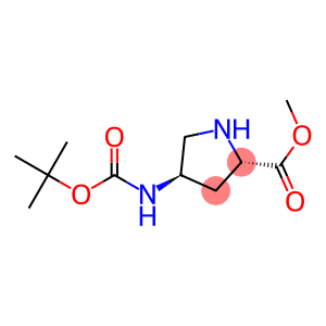 methyl (2S,4R)-4-[(tert-butoxycarbonyl)amino]pyrrolidine-2-carboxylate