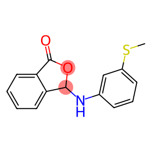 3-[3-(methylthio)anilino]-1,3-dihydroisobenzofuran-1-one