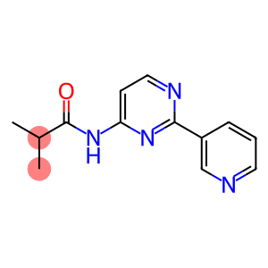 2-methyl-N-[2-(3-pyridinyl)-4-pyrimidinyl]propanamide