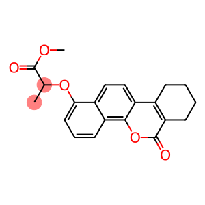 methyl 2-[(6-oxo-7,8,9,10-tetrahydro-6H-dibenzo[c,h]chromen-1-yl)oxy]propanoate