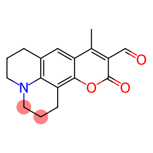 9-methyl-11-oxo-2,3,6,7-tetrahydro-1H,5H,11H-pyrano[2,3-f]pyrido[3,2,1-ij]quinoline-10-carbaldehyde
