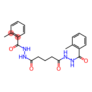 2-methyl-N'-{5-[2-(2-methylbenzoyl)hydrazino]-5-oxopentanoyl}benzohydrazide