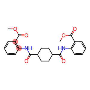 methyl 2-{[(4-{[2-(methoxycarbonyl)anilino]carbonyl}cyclohexyl)carbonyl]amino}benzoate