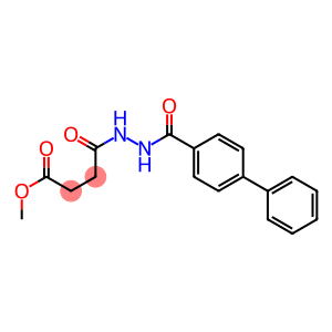 methyl 4-[2-([1,1'-biphenyl]-4-ylcarbonyl)hydrazino]-4-oxobutanoate