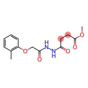 methyl 4-{2-[2-(2-methylphenoxy)acetyl]hydrazino}-4-oxobutanoate