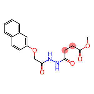 methyl 4-{2-[2-(2-naphthyloxy)acetyl]hydrazino}-4-oxobutanoate