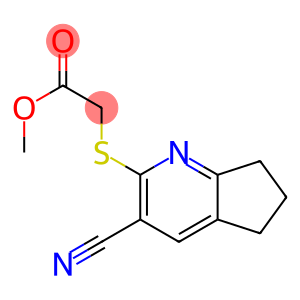 methyl 2-[(3-cyano-6,7-dihydro-5H-cyclopenta[b]pyridin-2-yl)sulfanyl]acetate
