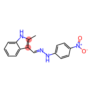 2-methyl-1H-indole-3-carbaldehyde N-(4-nitrophenyl)hydrazone
