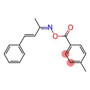 1-methyl-4-[({[(Z,2E)-1-methyl-3-phenyl-2-propenylidene]amino}oxy)carbonyl]benzene
