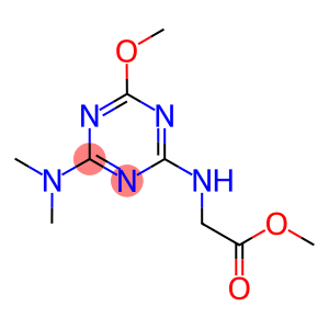 METHYL {[4-(DIMETHYLAMINO)-6-METHOXY-1,3,5-TRIAZIN-2-YL]AMINO}ACETATE