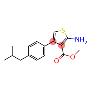 methyl 2-amino-4-[4-(2-methylpropyl)phenyl]thiophene-3-carboxylate