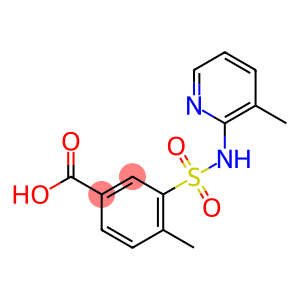 4-methyl-3-[(3-methylpyridin-2-yl)sulfamoyl]benzoic acid