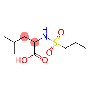 4-methyl-2-[(propylsulfonyl)amino]pentanoic acid