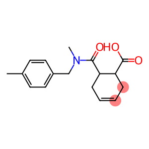 6-{methyl[(4-methylphenyl)methyl]carbamoyl}cyclohex-3-ene-1-carboxylic acid