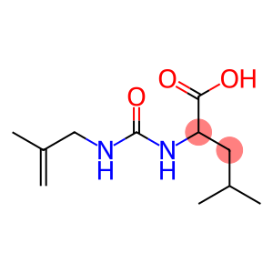 4-methyl-2-({[(2-methylprop-2-enyl)amino]carbonyl}amino)pentanoic acid
